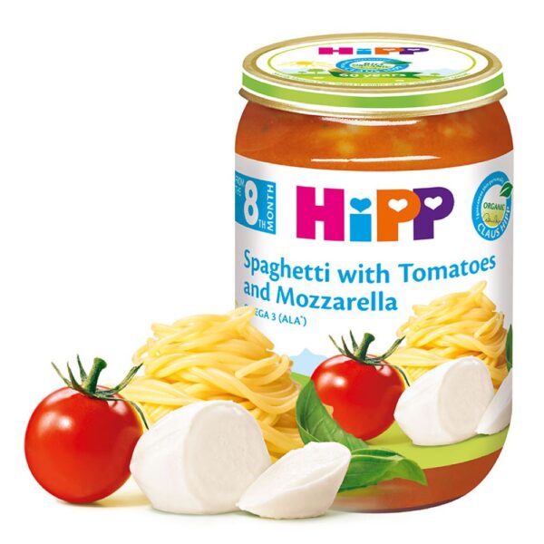 HIPP 6400 SPAGETI SO MOCARELA 220G.