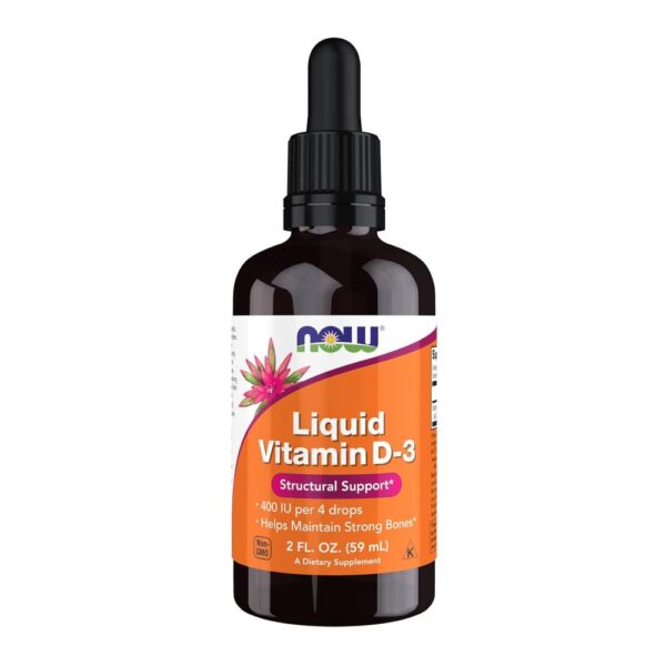 NOW LIQIUD VITAMIN D3 400IU 59ML