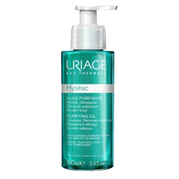 URIAGE HYSEAC MASLO ZA CISTENJE NA LICE I SMINKA ZA MASNA KOZA SO NEPRAVILNOSTI 100ML