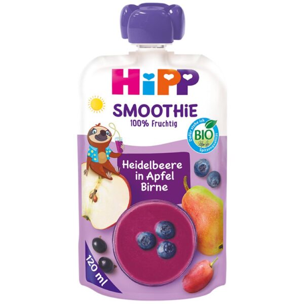 HIPP 84002 BOROVINKI, JAB,KRUSA SMUTI 120 ML