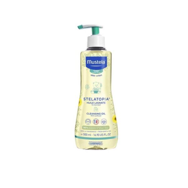 MUSTELA STELATOPIA MASLO ZA KAPENJE SO PUMPA 500 ML