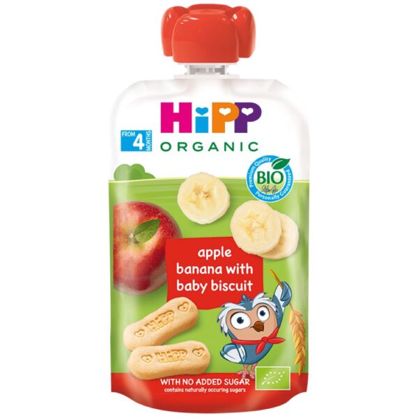 HIPPIS 8508 JABOLKO BANA SO BISKVIT 100 G