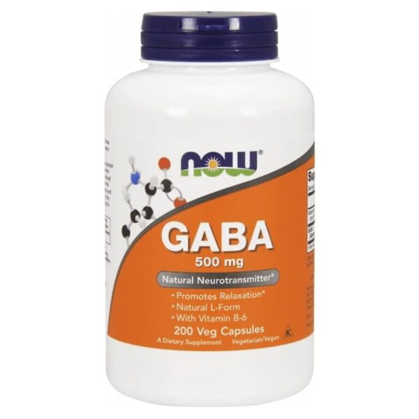 NOW GABA 500MG X 100 CPS