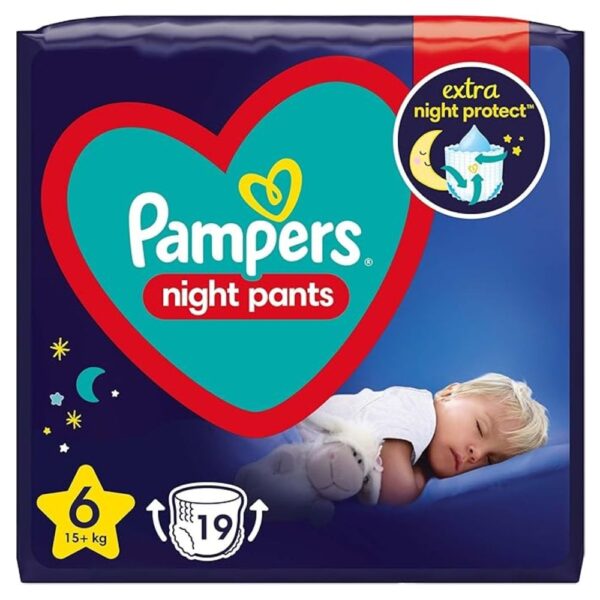 PEL.PAMPERS PANTS NIGHT 6-KA X19