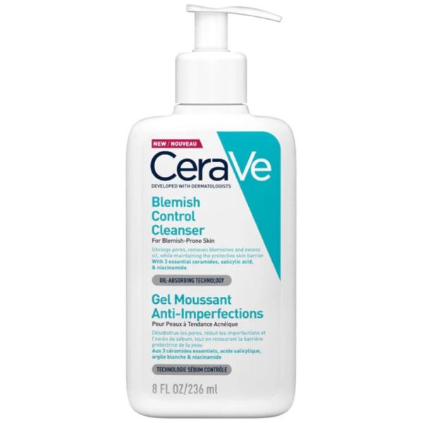 CERAVE MB435600 BLEMISH CONTROL CLEANSER GEL 236ML