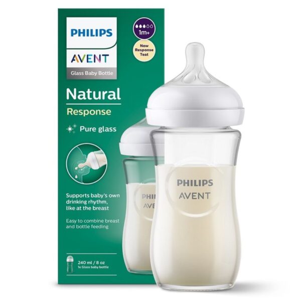 AVENT 933/01 NATURAL SISE 1M+ 240ML.
