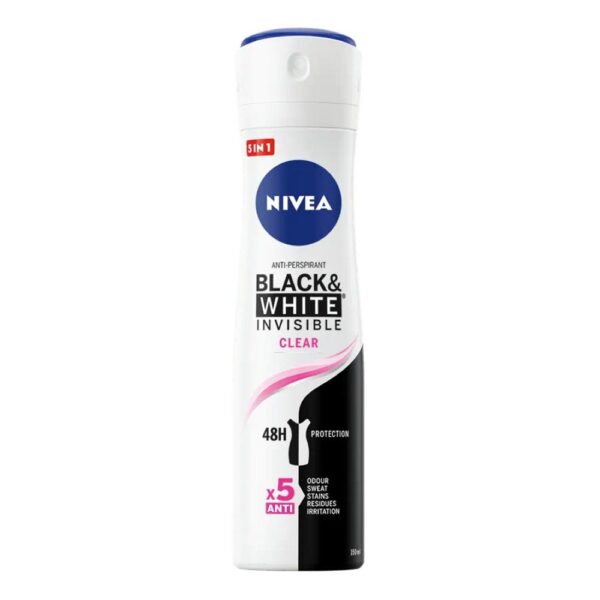 NIVEA 82237 BLACK WHITE CLEAR SPREJ 150ML.