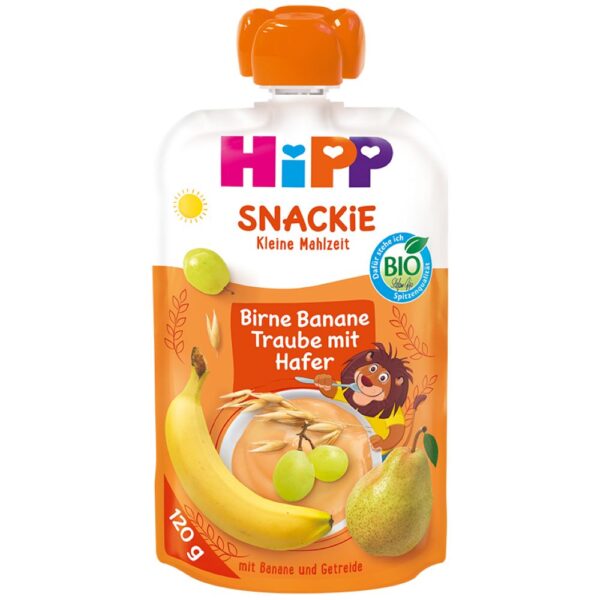 HIPPIS 84500 SMOOTHIE KRUSA, BANANA. GROZJE, OVES 120GR.