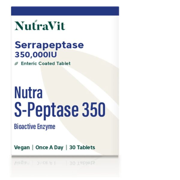 NUTRAVIT SERRAPEPTASE 350000IU x 30tbl.