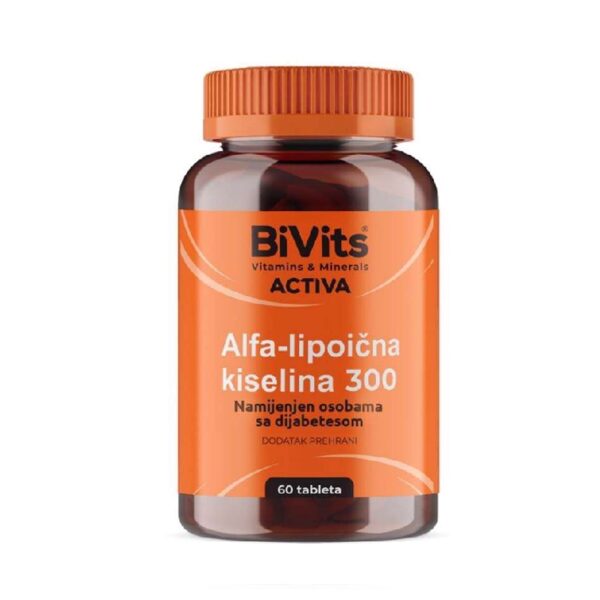 BIVITS ALFA LIPOICNA KISELINA 300MG X60 CPS.