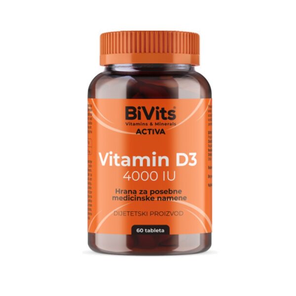 BIVITS VITAMIN D3 4000IE X60