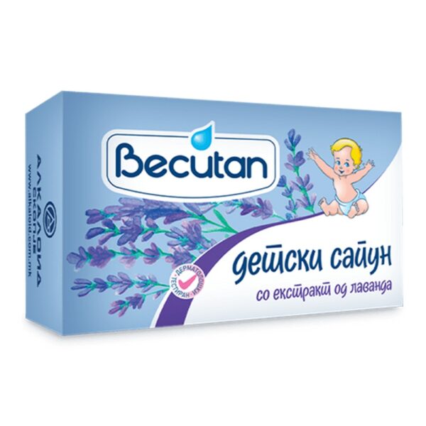 BECUTAN DETSKI SAPUN LAVANDA 90GR