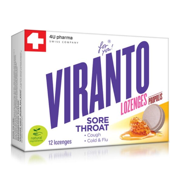 4U VIRANTO LOZENGES X12 PASTILI