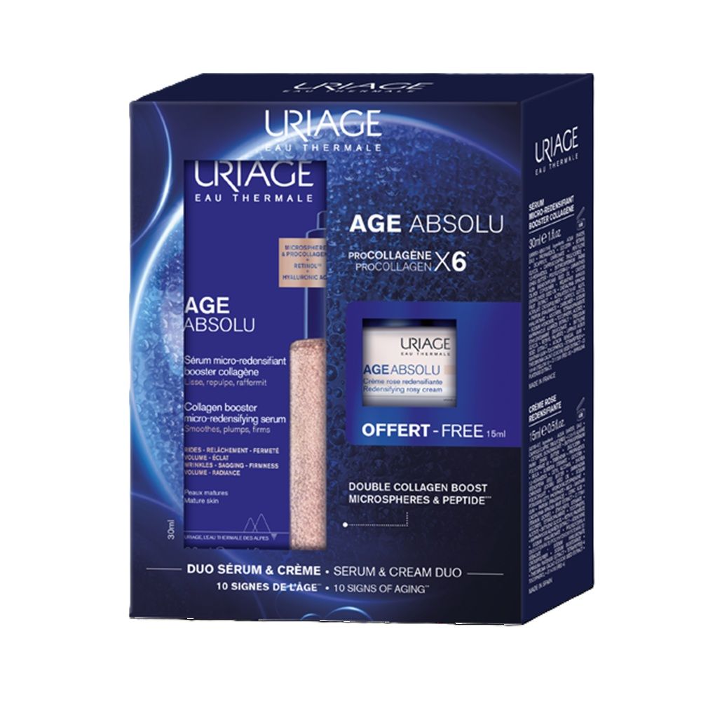 1007837 URIAGE SET AGE ABSOLU SERUM 30ML + AGE ABSOLU KREM 15ML - Image 1