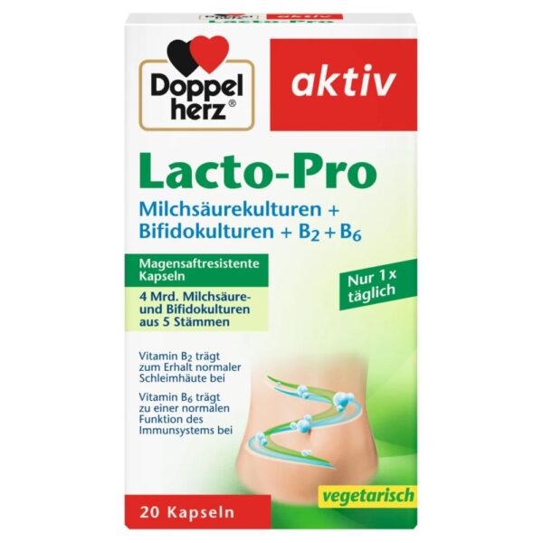 DOPPELHERZ LACTO-PRO X 20CP