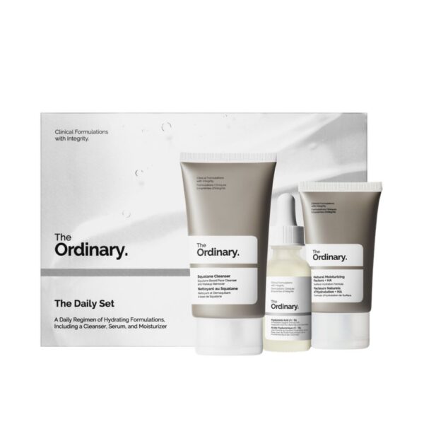 THE ORDINARY DAILY SET(SQUALANE CLEANSER 50ML + HYAL.ACID 2%+B5 + NATURAL MOISURIZING FACTORS+HA)