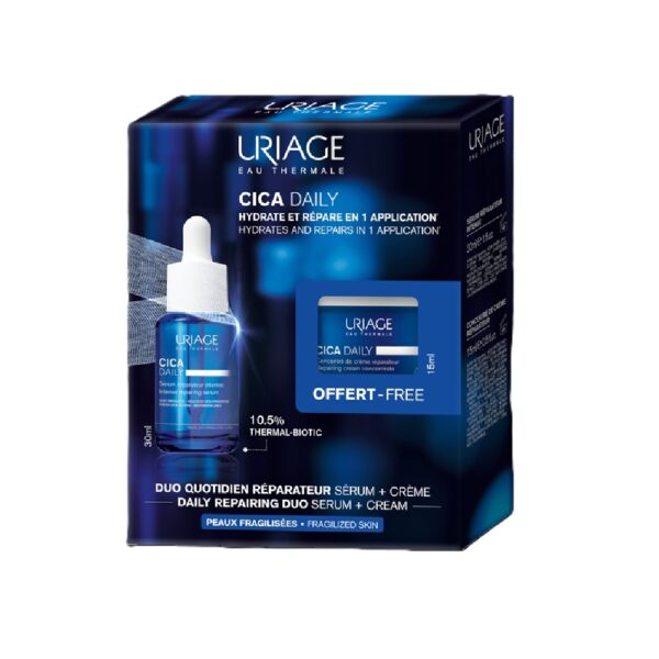 URIAGE SET CICA DAILY SERUM 30ML + CICA DAILY CREME CONCENTRAT 15ML