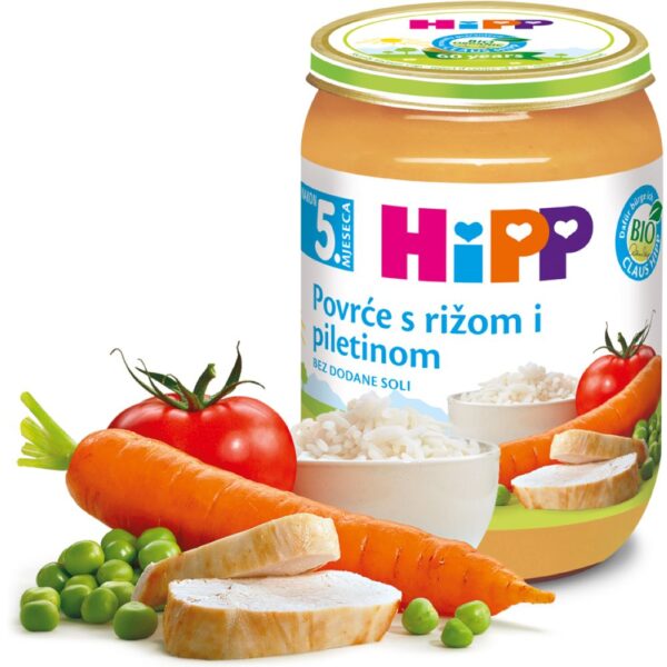 HIPP 6250 PILES.SO ORIZ ZELENCUK 190G