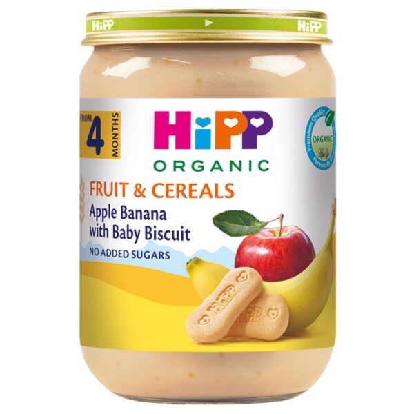 HIPP 4710 JABOL.BANANA KEKS 190GR