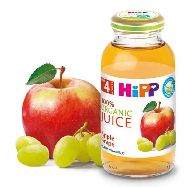 HIPP SOK 8030/ 295 GROZJE I JABOLKO 200ML