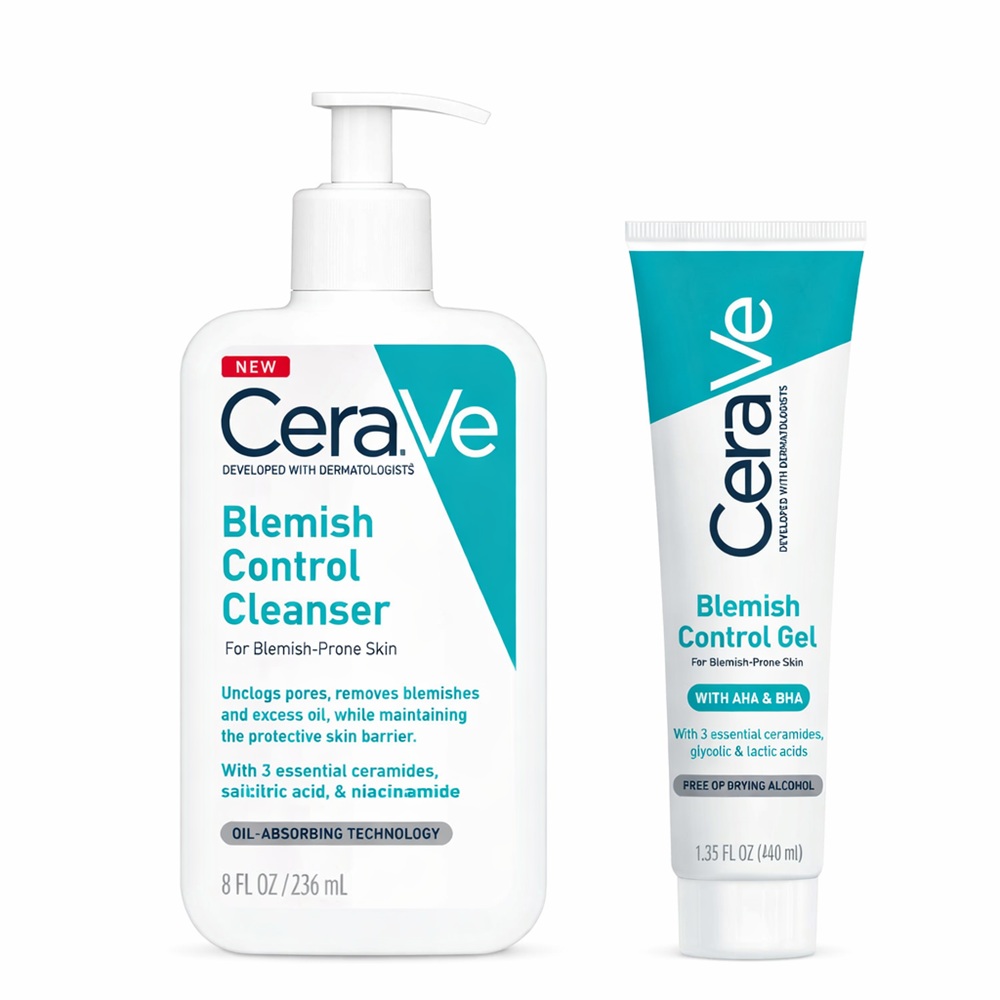 1007367 CERAVE SET BLEMISH CLEANSER 236ml + BLEMISH CONTROL GEL 40ml - Image 1
