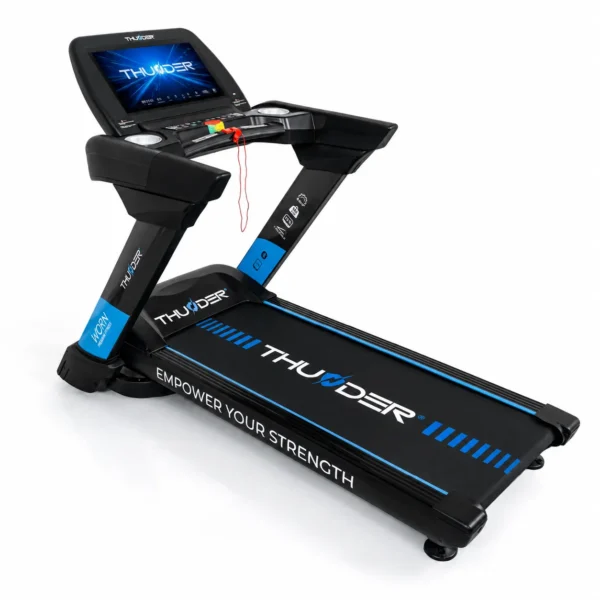 THUNDER WORN-S-TFT-BLACK премиум лента за трчање – 6 HP AC, 25 km/h, 21.5″ TFT